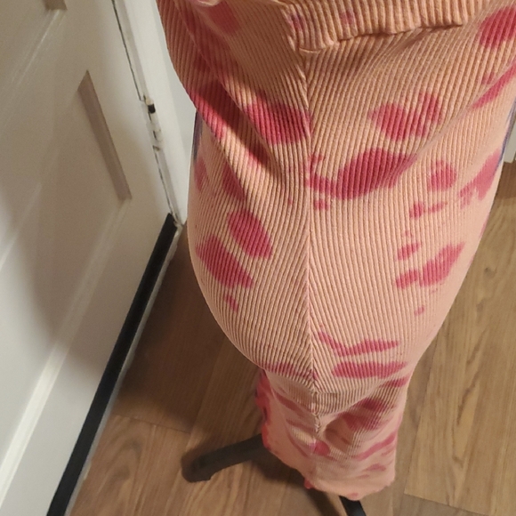 Fashion Nova Pink and Blue Tie-Dye Maxi Dress - Picture 7 of 9